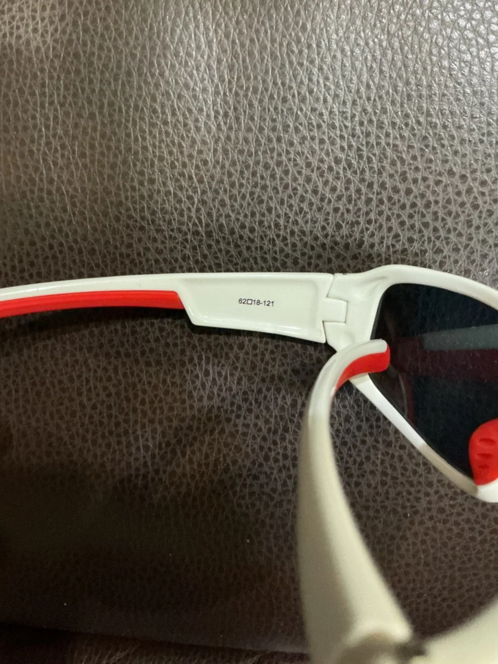 Chicago Blackhawks White/Orange Mirror Wrap Sunglasses